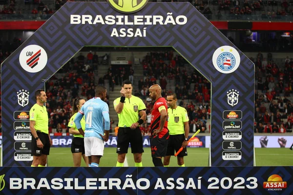 Brazilské Fotbalové Mistrovství Athletico Bahia Července2023 Curitiba Parana Brazílie Fotbalový — Stock fotografie