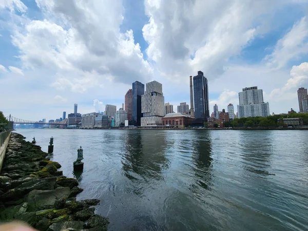 Летняя Суббота Острове Рузвельта Нью Йорке Июля 2023 Года Остров — стоковое фото