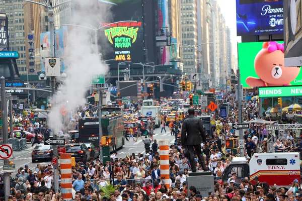 Post Malone Live Tsx Stage Times Square Juli 2023 New — Stockfoto