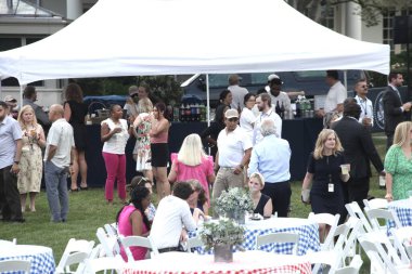 Joe ve Jill Biden Beyaz Saray 'da Kongre Pikniği' ne ev sahipliği yapıyor. 19 Temmuz 2023, Washington DC, Maryland, ABD: ABD Başkanı ve First Lady South Lawn 'daki Beyaz Saray Kongre Pikniğine ev sahipliği yaptılar 