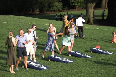 Joe ve Jill Biden Beyaz Saray 'da Kongre Pikniği' ne ev sahipliği yapıyor. 19 Temmuz 2023, Washington DC, Maryland, ABD: ABD Başkanı ve First Lady South Lawn 'daki Beyaz Saray Kongre Pikniğine ev sahipliği yaptılar 
