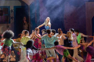 Mamma Mia Show 'un galası Sao Paulo' da. 21 Temmuz 2023, Sao Paulo, Brezilya: 