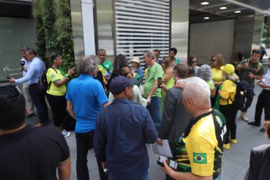 Brezilyalı Senatörler 8 Ocak 'ta BM Genel Merkezi' nde Dosya sundular. 21 Temmuz 2023, New York, ABD: Brezilyalı Senatör Eduardo Girao ve milletvekili Marcel Van Hattem parlamenterler heyetine başkanlık ettiler