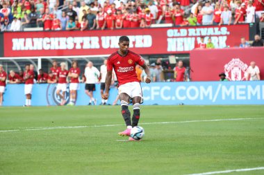 New Jersey (USA), 07 / 22 / 2023 - İngiliz devler Manchester United ile MetLife Stadyumu 'nda Arsenal arasında oynanan final maçı