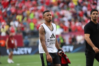 New Jersey (USA), 07 / 22 / 2023 - İngiliz devler Manchester United ile MetLife Stadyumu 'nda Arsenal arasında oynanan final maçı