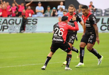 Lig Kupası: New York City FC Atlas FC 'ye karşı. 23 Temmuz 2023. New York, ABD: Atlas FC 'den Aldo Rocha, New York City FC ile Atlas FC arasında oynanan Lig Kupası maçındaki golünü Pazar günü Queens' teki Citi Field 'da kutluyor (23)).