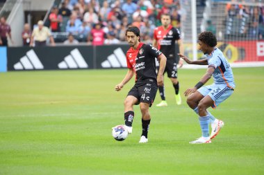 Lig Kupası: New York City FC Atlas FC 'ye karşı. 23 Temmuz 2023. Queens, Nova York, ABD: New York City FC ile Atlas FC arasındaki futbol maçı, Matchday Ligi Kupası 'nda, Queens' teki Citi Field 'da (23.). 