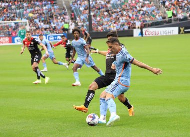 Lig Kupası: New York City FC Atlas FC 'ye karşı. 23 Temmuz 2023. Queens, Nova York, ABD: New York City FC ile Atlas FC arasındaki futbol maçı, Matchday Ligi Kupası 'nda, Queens' teki Citi Field 'da (23.). 