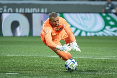Sao Paulo (SP), Brezilya 07 / 22 / 2023 - Weverton, Sao Paulo 'nun batı bölgesindeki Allianz Parque' da düzenlenen 2023 Brezilya Futbol Şampiyonası 'nın 16. turu için geçerli olan Palmeiras ve Fortaleza arasında oynanan karşılaşmada