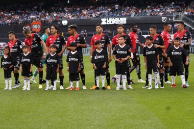 Lig Kupası: New York City FC Atlas FC 'ye karşı. 23 Temmuz 2023. Queens, New York, ABD: 23 Pazar günü New York City FC ile Atlas FC arasında, Matchday Lig Kupası 'nda, Queens' teki Citi Field 'da oynanan futbol maçı. Atlas Aldo Rocha 'nın golüyle 1-0 kazandı..