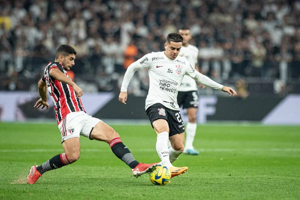 stock image Sao Paulo (SP), Brazil 07/25/2023 - Match between Corinthians and Sao Paulo, valid for the first leg of the semifinals of the Copa do Brasil 2023, held at Neo Quimica Arena, in the east zone of Sao Paulo