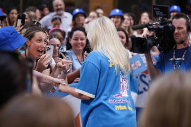 Renee Rapp Today Show 'da canlı performans sergiledi. 28 Temmuz 2023, New York, ABD: 