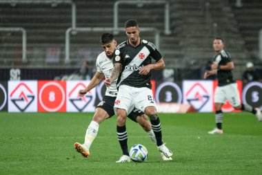 Sao Paulo (SP), Brezilya 07 / 29 / 2023 - Korintliler ve Vasco da Gama arasındaki maç, Sao Paulo 'nun doğu bölgesindeki Neo Quimica Arena' da düzenlenen 2023 Brezilya Futbol Şampiyonası 'nın 17. turu için geçerli.