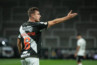 Sao Paulo (SP), Brezilya 07 / 29 / 2023 - Corinthians ve Vasco da Gama arasında oynanan 2023 Brezilya Futbol Şampiyonası 'nın 17. turu için geçerli olan maçta Vasco Piton, Vasco' dan