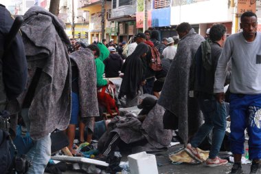Cracolandia 'daki uyuşturucu satıcılarına karşı polis operasyonu. 30 Temmuz 2023, Sao Paulo, Brezilya: Sivil Polis, Sao Paulo 'daki sözde Cracolandia' da uyuşturucu satıcıları ve kaçaklarını tutuklamak için ortak bir operasyon düzenledi..