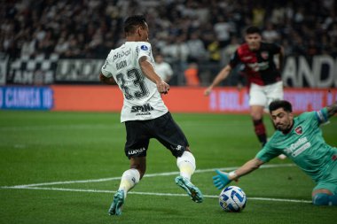 Sao Paulo (SP), Brezilya 08 / 01 / 2023 - Neo Quimica Arena 'da düzenlenen Copa Sudamericana 2023 turunun ilk ayağı için geçerli olan Corinthians ve Newell' s Old Boys arasında bir maç düzenleyin