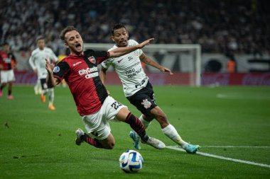Sao Paulo (SP), Brezilya 08 / 01 / 2023 - Neo Quimica Arena 'da düzenlenen Copa Sudamericana 2023 turunun ilk ayağı için geçerli olan Corinthians ve Newell' s Old Boys arasında bir maç düzenleyin