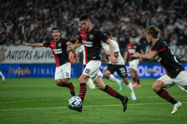 Sao Paulo (SP), Brezilya 08 / 01 / 2023 - Corinthians ve Newell 's Old Boys arasında oynanan ve Copa Sudamericana 2023' ün ilk ayağı için geçerli olan maçta Mansilla