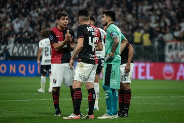 Sao Paulo (SP), Brezilya 08 / 01 / 2023 - Neo Quimica Arena 'da düzenlenen Copa Sudamericana 2023 turunun ilk ayağı için geçerli olan Corinthians ve Newell' s Old Boys arasında bir maç düzenleyin