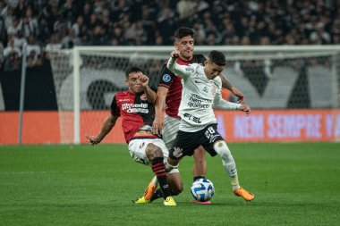 Sao Paulo (SP), Brezilya 08 / 01 / 2023 - Neo Quimica Arena 'da düzenlenen Copa Sudamericana 2023 turunun ilk ayağı için geçerli olan Corinthians ve Newell' s Old Boys arasında bir maç düzenleyin