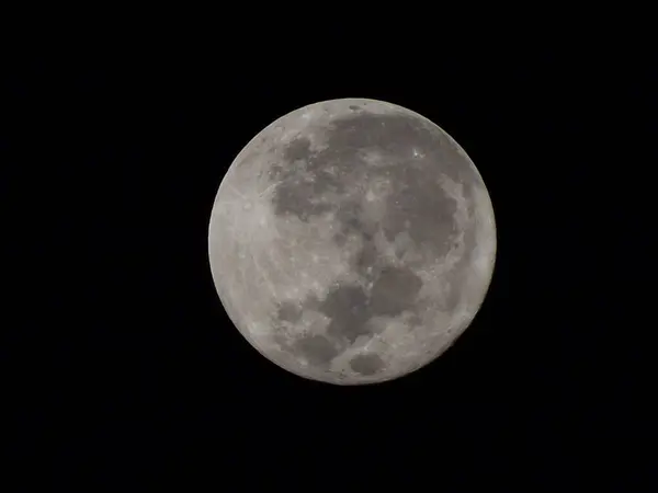 Super Luna Visto Rio Janeiro Agosto 2023 New York Usa — Foto Stock