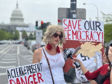 Trump, Washington DC Mahkemesi 'nde yargılanacak. 3 Ağustos 2023, Washington DC, Maryland, ABD: Eski ABD Başkanı Donald J. Trump Perşembe günü bir Washington DC mahkemesinde mahkemeye çıkarılacak) 