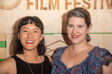 2023 Greenpoint Film Festivali. 6 Ağustos 2023, New York, New York, ABD: Anne Hu ve Gilana Lobel, New York 'un Brooklyn ilçesinde 6 Ağustos 2023' te Greenpoint 'teki The Boiler' da düzenlenen 2023 Greenpoint Film Festivali 'ne katıldılar.. 