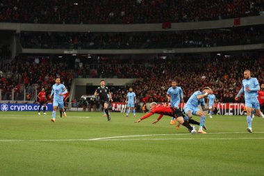 CURITIBA (PR) Brazil 08 / 08 / 2023 - Athletico PR ile Bolivar arasındaki ikinci ayakta Ligga Arena 2023 Copa Libertadores 'in sekizinci finalleri için geçerli 
