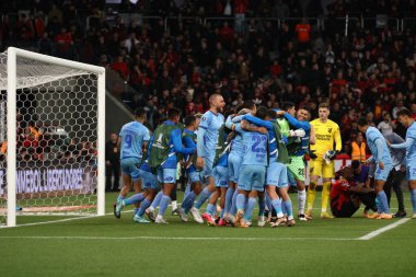 CURITIBA (PR) Brazil 08 / 08 / 2023 - Athletico PR ve Bolivar arasındaki rövanş maçı Copa Libertadores 2023 'ün 16. Raundu için geçerli, Ligga Arena' da 8 Ağustos 2023.