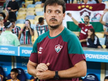 Rio de Janeiro (RJ), Brezilya 08 / 08 / 2023 - Fernado Diniz Tecnico do Fluminense - Fluminense x Argentinos Juniors arasındaki maç, Libertadores da America 2023 için geçerli, Mario Stadyumu 'nda düzenlendi.