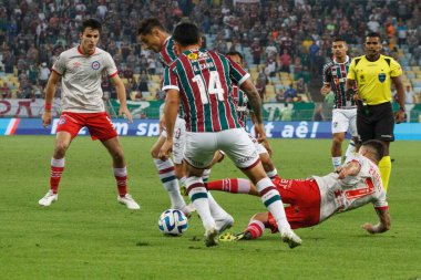 Rio de Janeiro (RJ), Brezilya 08 / 08 / 2023 - Gernan Cano do Fluminense - Fluminense x Argentinos Juniors arasındaki maç, Mario Filho stadyumunda düzenlenen Libertadores 2023 turu için geçerlidir.