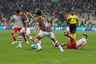 Rio de Janeiro (RJ), Brezilya 08 / 08 / 2023 - Gernan Cano do Fluminense - Fluminense x Argentinos Juniors arasındaki maç, Mario Filho stadyumunda düzenlenen Libertadores 2023 turu için geçerlidir.