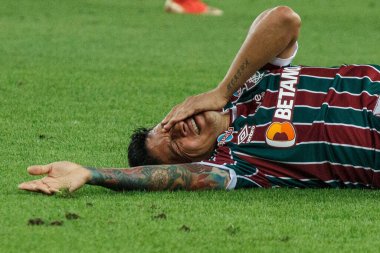 Rio de Janeiro (RJ), Brezilya 08 / 08 / 2023 - Gernan Cano do Fluminense - Fluminense x Argentinos Juniors arasındaki maç, Mario Filho stadyumunda düzenlenen Libertadores 2023 turu için geçerlidir.