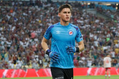 Rio de Janeiro (RJ), Brezilya 08 / 08 / 2023 - Arjantinli Juniors 'un Acosta kalecisi - Fluminense x Argentinos Juniors arasındaki maç, Amerika' nın Libertadores 2023 turu için geçerli
