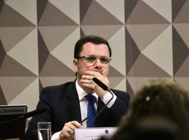 Karışık Parlamento Soruşturma Komisyonu, 8 Ocak 'taki eylemlerle ilgili. 08 Ağustos 2023, Brasilia, Federal Bölge, Brezilya: Anderson Torres 'in 11. Toplantısı, 8 Ocak 2023 tarihli Yasalar Hakkında Karışık Soruşturma Komisyonu