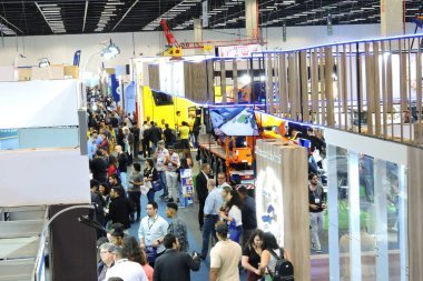 Sao Paulo 'da 14. Beton Şov' un açılışı. 08 Ağustos 2023, Sao Paulo, Brezilya: Beton Şov 'un 14' üncüsünde 10 'una kadar pek çok nitelikli içerik, ağ ve iş günlerinin yoğun geçeceğine söz veriliyor.