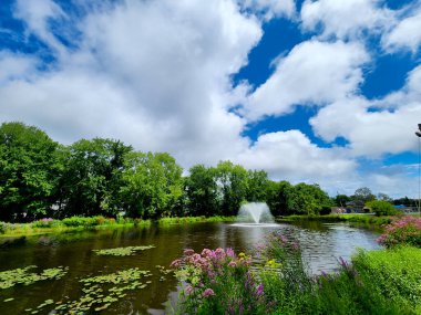 Norwood City manzarası. 08 Ağustos 2023, Norwood, Massachusetts, ABD: Norwood, ABD 'nin Massachusetts eyaletinin Norfolk ilçesine bağlı bir köydür.