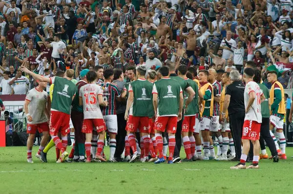 Rio Janeiro Brazílie 2023 Zápas Mezi Fluminense Argentinos Juniors Platný — Stock fotografie