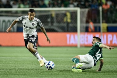 Sao Paulo (SP), Brezilya 08 / 09 / 2023 - Allianz Parque 'da düzenlenen Copa Conmebol Libertadores 2023 turunun ikinci ayağı için geçerli olan Palmeiras ve Atletico-MG arasında bir maç düzenleyin