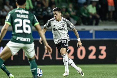 Sao Paulo (SP), Brezilya 08 / 09 / 2023 - Allianz Parque 'da düzenlenen Copa Conmebol Libertadores 2023 turunun ikinci ayağı için geçerli olan Palmeiras ve Atletico-MG arasında bir maç düzenleyin