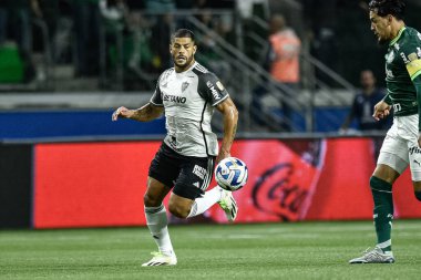 Sao Paulo (SP), Brezilya 08 / 09 / 2023 - Hulk, Allianz Parque 'da düzenlenen Copa Conmebol Libertadores 2023 turunun ikinci ayağı için geçerli olan Palmeiras ve Atletico-MG arasında oynanan karşılaşmada