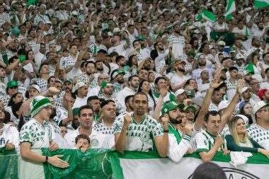 Sao Paulo (SP), Brezilya 08 / 09 / 2023 - Palmeiras ile Atletico Mineiro arasında oynanan karşılaşma sırasında Copa Libertadores da America için bu Çarşamba gecesi (09) Sao Paulo 'daki Allianz Parque' da geçerli olacak.