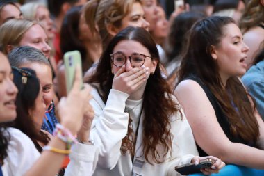 Kelsea Balleri Today Show 'da canlı performans sergiliyor. Agost 11, 2023, New York, ABD: Kelsea Ballerin, Rockefeller Center 'daki Citi Konser Serisi' nde canlı performans sergiliyor.. 