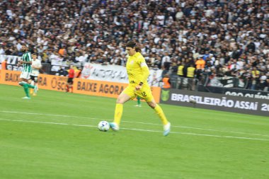 Sao Paulo (SP), 08 / 13 / 2023 - Corinthians x Coritiba - Corinthians ve Coritiba arasında oynanan maçta bu Pazar öğleden sonra Brezilya Şampiyonası için geçerli olan Sao Paulo 'nun doğu bölgesindeki Arena Corinthians' da (13). 