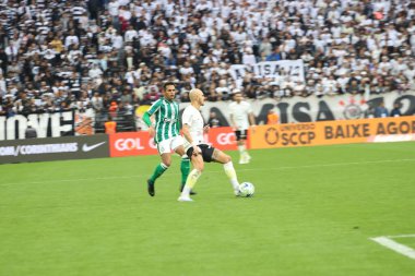 Sao Paulo (SP), 08 / 13 / 2023 - Corinthians x Coritiba - Corinthians ve Coritiba maçı bu Pazar öğleden sonra Brezilya Şampiyonası için geçerli (13) Sao Paulo 'nun doğu bölgesindeki Arena Korinthians' da.