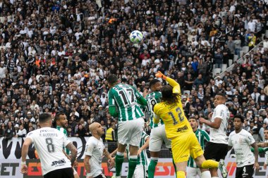 Sao Paulo (SP), 08 / 13 / 2023 - Corinthians x Coritiba - Corinthians ve Coritiba arasında oynanan maçta kaleci Cassio, bu Pazar öğleden sonra Brezilya Şampiyonası için geçerli olan Sao Paulo 'nun doğu bölgesindeki Arena Corinthians' da (13).