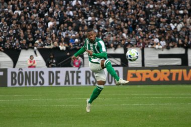 Sao Paulo (SP), 08 / 13 / 2023 - Corinthians ve Coritiba arasındaki maç bu Pazar öğleden sonra Brezilya Şampiyonası için geçerli (13), Sao Paulo 'nun doğu bölgesindeki Arena Corinthians' da. 