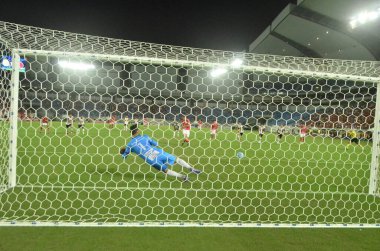 NATAL (RN), Brazil 08 / 13 / 2023 - Brasileirao / Serie C 2023 / America-RN / Pouso Alegre - Amerika-RN ve Pouso Alegre arasında, Natal / RN 'deki Arena das Dunas, Brasileirao / Serie C 2023 için geçerli . 