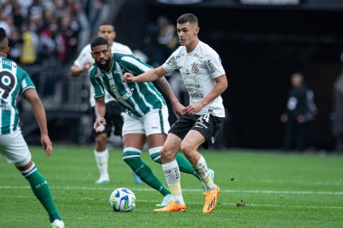 Sao Paulo (SP), Brezilya 08 / 13 / 2023 - Sao Paulo 'nun doğu bölgesindeki Neo Quimica Arena' da düzenlenen 2023 Brezilya Futbol Şampiyonası 'nın 19.