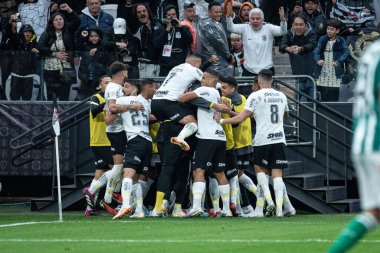 Sao Paulo (SP), Brezilya 08 / 13 / 2023 - Gil, Corinthians ile Coritiba arasında oynanan ve 2023 Brezilya Futbol Şampiyonası 'nın 19.